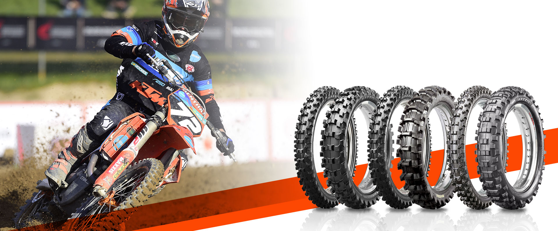 Motocross motorcycle tyres